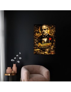 Cuadro El Padrino El Jefe de la Mafia 35 x 50 cm | Decoración premium 2