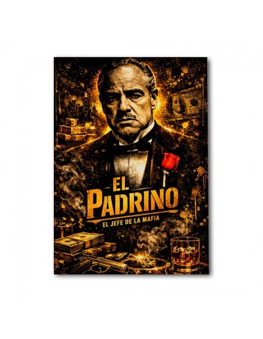 Cuadro El Padrino El Jefe de la Mafia 35 x 50 cm | Decoración premium