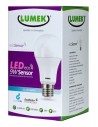 Bombillo LED 9W con Sensor de Movimiento E27 Lumek