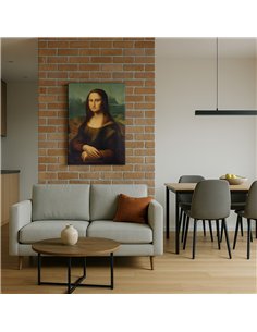 Cuadro Mona Lisa de Leonardo da Vinci 74x50cm Canvas de OSGESTUDIO 2