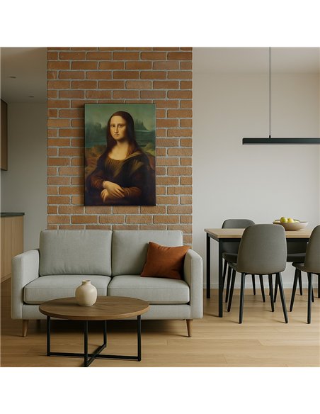 Cuadro Mona Lisa de Leonardo da Vinci 74x50cm Canvas 