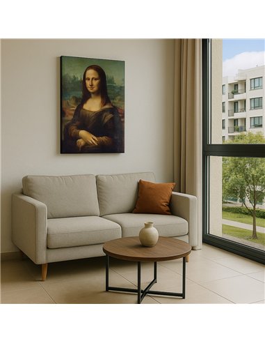 Cuadro Mona Lisa de Leonardo da Vinci 74x50cm Canvas 