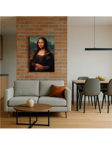 Cuadro Mona Lisa de Leonardo da Vinci 74x50cm Canvas 