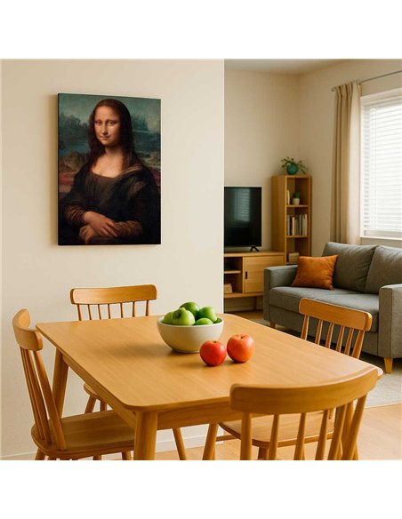 Cuadro Mona Lisa de Leonardo da Vinci 74x50cm Canvas 