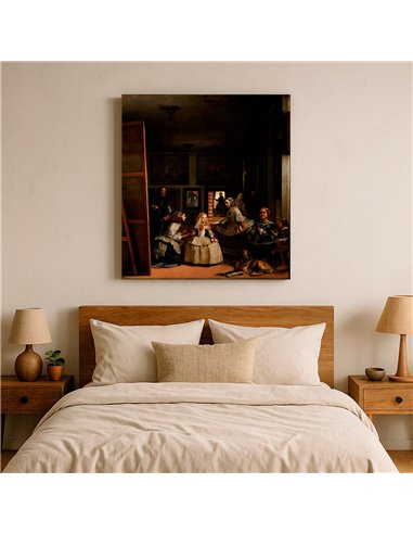 Cuadro Las Meninas - Diego Velázquez 61x71cm Canvas