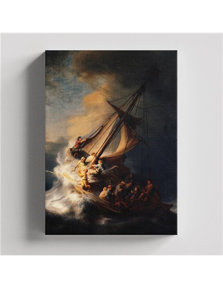Cuadro The Storm on the Sea of Galilee - Rembrandt 50x70cm 