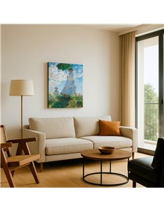 Cuadro The Woman with a Parasol- Claude Monet 62x50cm Canvas 2