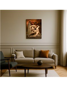 Cuadro Dante and Virgil in Hell - W. A. Bouguereau 62x50cm  2