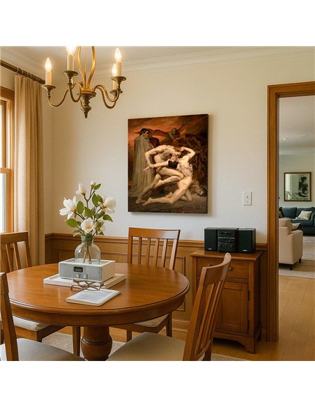 Cuadro Dante and Virgil in Hell - W. A. Bouguereau 62x50cm 