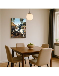 Cuadro St. George and the Dragon - Raphael 65x50cm Canvas 2