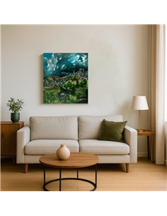 Cuadro View of Toledo - El Greco 54x50cm  Canvas 2