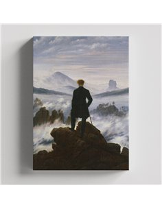 Cuadro Wanderer above the Sea of Fog -C.D.Friedrich 64x50cm 