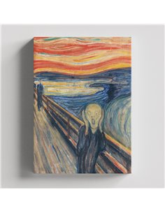 Cuadro The Scream - Edvard Munch 50x62cm Canvas