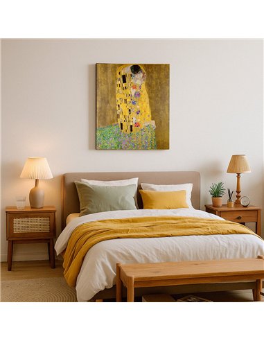 Cuadro The Kiss - Gustav Klimt 50x50cm Canvas