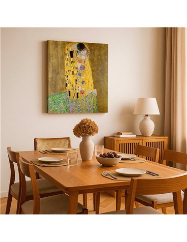 Cuadro The Kiss - Gustav Klimt 50x50cm Canvas