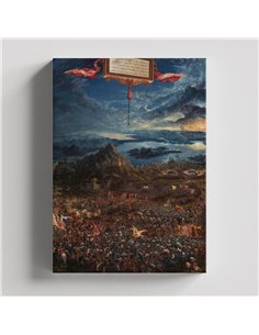 Cuadro Battle of Issus - Albrecht Altdorfer 65x50cm Canvas