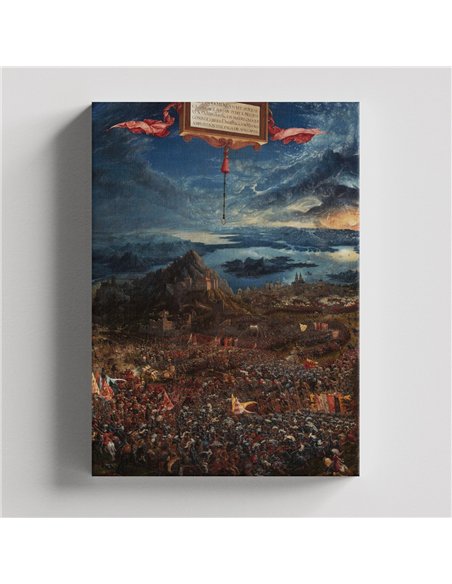 Cuadro Battle of Issus - Albrecht Altdorfer 65x50cm Canvas