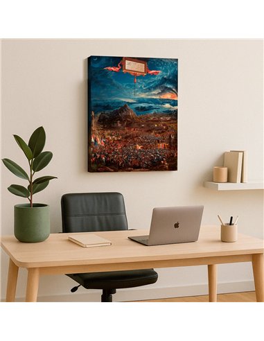 Cuadro Battle of Issus - Albrecht Altdorfer 65x50cm Canvas