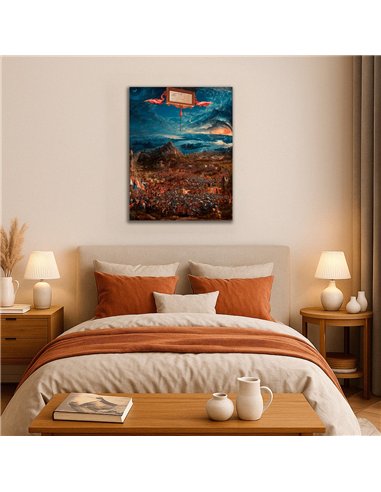 Cuadro Battle of Issus - Albrecht Altdorfer 65x50cm Canvas