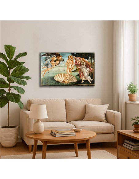 Cuadro The Birth of Venus - Sandro Botticelli 80x50cm Canvas