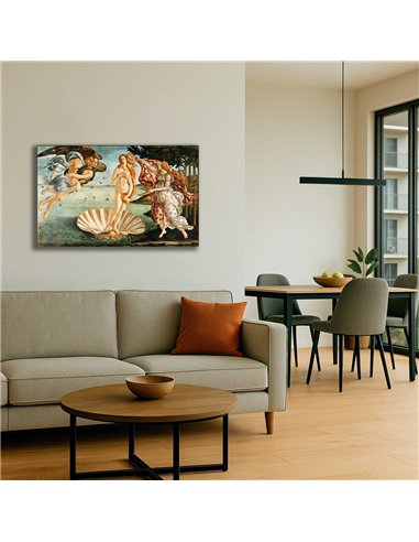 Cuadro The Birth of Venus - Sandro Botticelli 80x50cm Canvas
