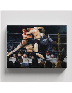 Cuadro Stag Night At Sharkeys George Bellows 66x50cm Canvas