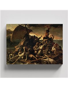 Cuadro The Raft of the Medusa - T. Géricault 73x50cm Canvas