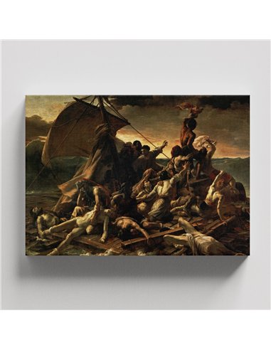 Cuadro The Raft of the Medusa - T. Géricault 73x50cm Canvas