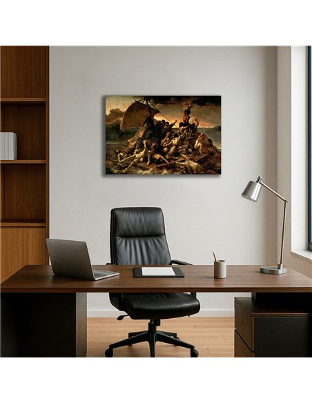 Cuadro The Raft of the Medusa - T. Géricault 73x50cm Canvas