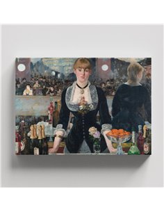 Cuadro A Bar at the Folies-Bergère Édouard M. 67x50cm Canvas