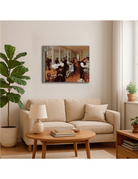 Cuadro A Cotton Office In New Orleans - Edgar Degas 63x50cm 