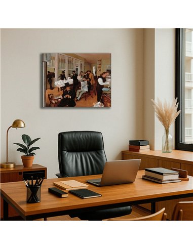 Cuadro A Cotton Office In New Orleans - Edgar Degas 63x50cm 