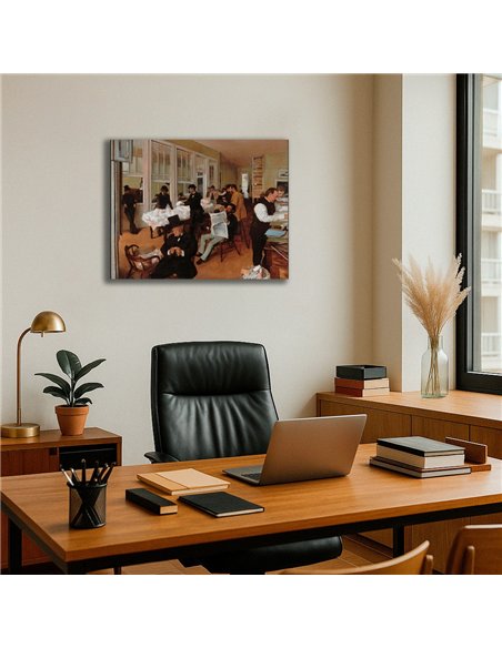 Cuadro A Cotton Office In New Orleans - Edgar Degas 63x50cm 