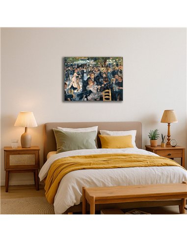 Cuadro Bal du moulin de la Galette - Renoir 67x50cm Canvas