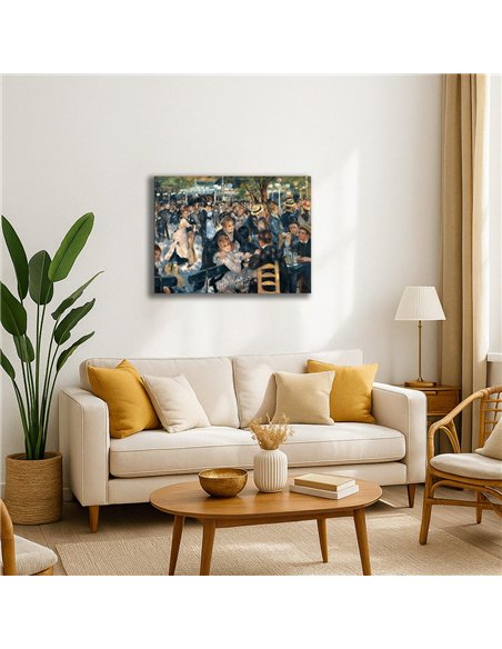 Cuadro Bal du moulin de la Galette - Renoir 67x50cm Canvas