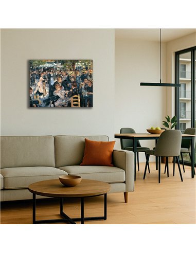 Cuadro Bal du moulin de la Galette - Renoir 67x50cm Canvas