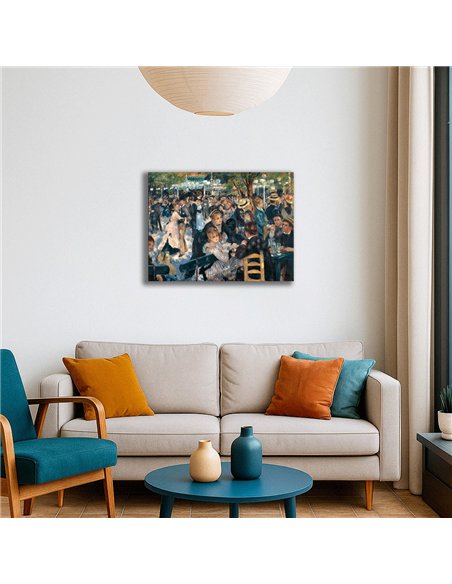 Cuadro Bal du moulin de la Galette - Renoir 67x50cm Canvas