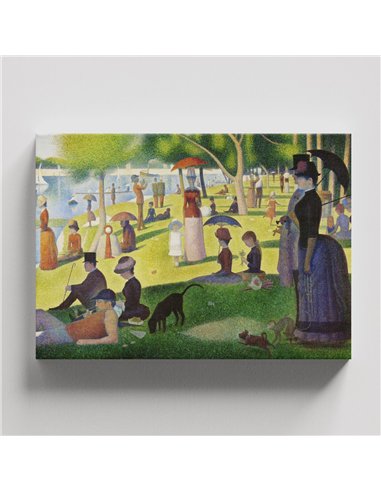 Cuadro A Sunday Afternoon... - Georges Seurat 75x50cm Canvas