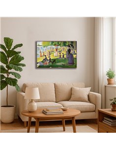 Cuadro A Sunday Afternoon... - Georges Seurat 75x50cm Canvas 2