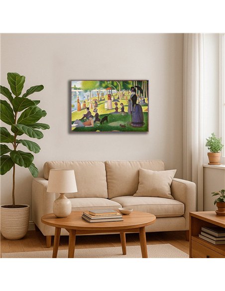 Cuadro A Sunday Afternoon... - Georges Seurat 75x50cm Canvas