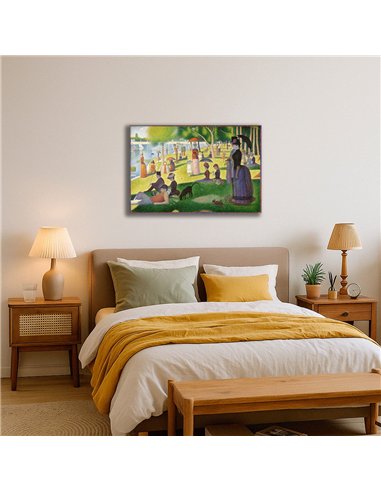 Cuadro A Sunday Afternoon... - Georges Seurat 75x50cm Canvas