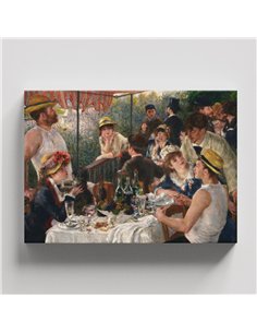 Cuadro Luncheon of the Boating Party - Renoir 67x50cm Canvas