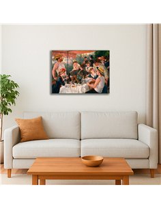 Cuadro Luncheon of the Boating Party - Renoir 67x50cm Canvas 2