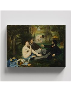 Cuadro Le Déjeuner sur l’herbe Édouard Manet 64x50cm Canvas