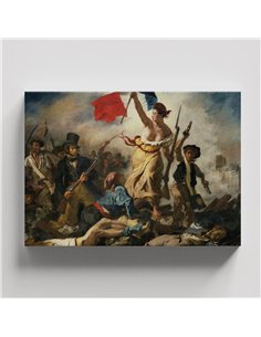 Cuadro Liberty Leading the People - Delacroix 62x50cm Canvas