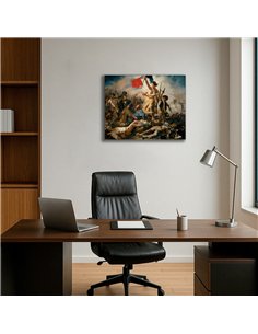 Cuadro Liberty Leading the People - Delacroix 62x50cm Canvas 2