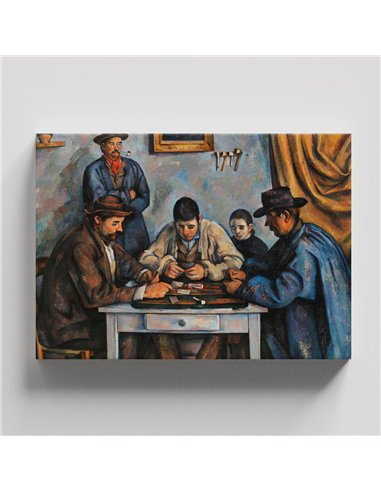 Cuadro The Card Players - Paul Cézanne 62x50cm Canvas