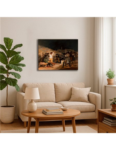 Cuadro The Third of May 1808 - Francisco Goya 64x50cm Canvas