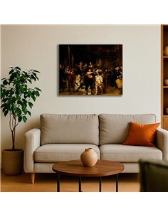 Cuadro The Night Watch - Rembrandt 61x50cm Canvas 2