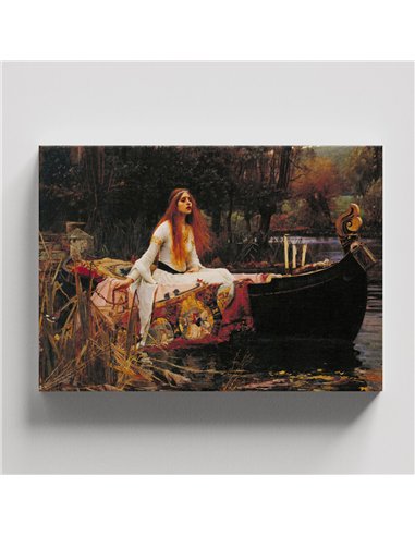 Cuadro The Lady Of Shalott - John Waterhouse 65x50cm Canvas